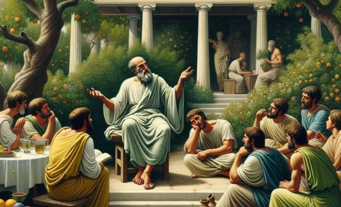 Epikuri – filozofi që kërkoi lumturinë në një kopsht